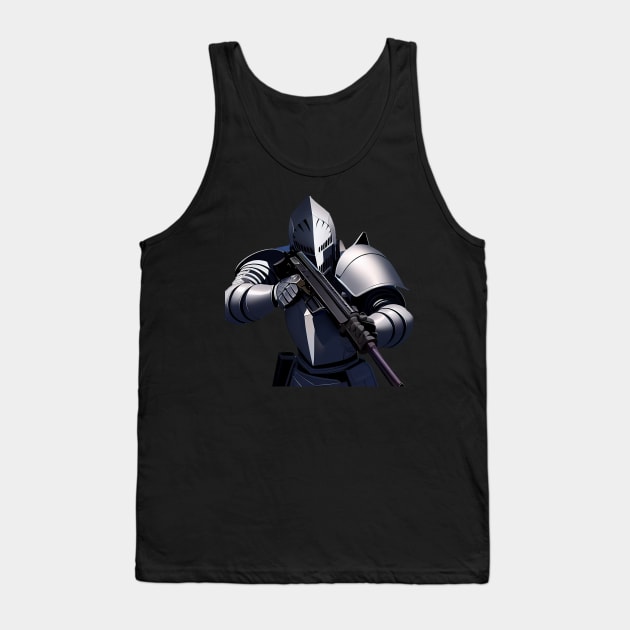 Knight Gunslinger Shirt Tank Top by BAYFAIRE